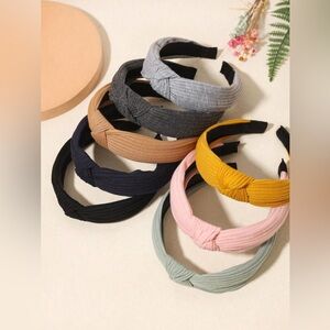 Stylish Women's Knotted Headbands - Multi-Color Set
